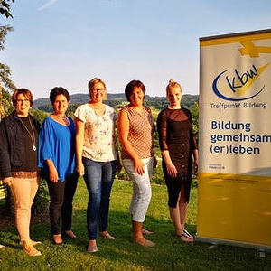 von links nach rechts:  Karin Luger (Leitung), Monika Eisner (stv. Leitung), Maria Neumüller, Sandra Zoidl, Sandra Löffler, Halyna Neuburger