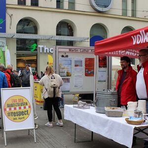 Tag der Arbeitslosen_Volkshilfe Suppenausschank