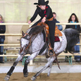 Westernreiterin Maria Appenzeller am Turnier