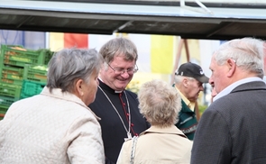 Begegnung auf dem Wochenmarkt / Visitation in Schärding