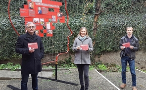 V. l.: Karl Ramsmaier (Leiter Projekt „Kirche und Landesausstellung“), Ulrike Hammerl (Treffpunkt mensch & arbeit Steyr), Markus Pichler (Treffpunkt mensch & arbeit Steyr).