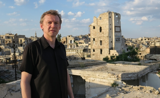 ICO-Obmann Slawomir Dadas 2018 in Aleppo / Syrien.