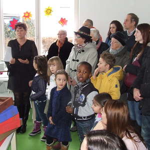 Segnung des Kindergartenzubaus