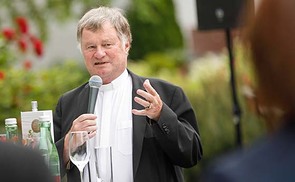 Medienempfang im Bischofsgarten