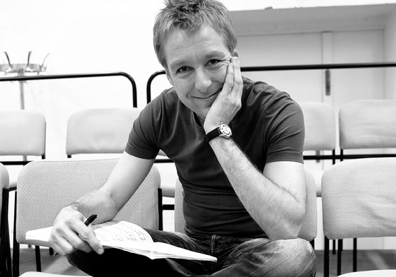 Max Müller im Tonstudio.