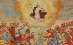 Deckenmalerei in der Kalvarienbergkirche Neumarkt im Hausruckkreis.