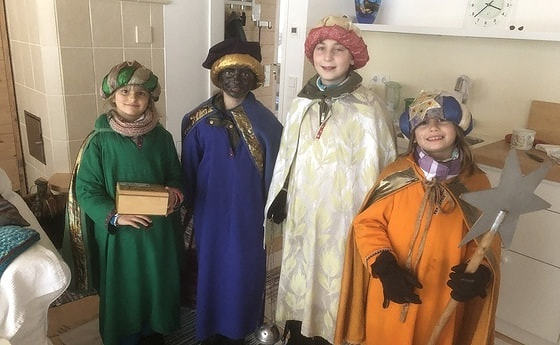 Sternsinger in Aktion